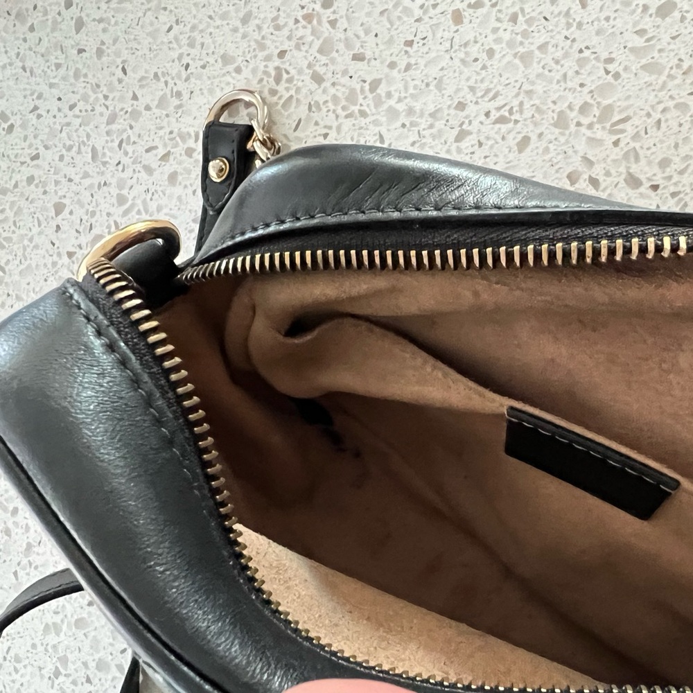 Gucci Black Crossbody Bag with Gold Accents size mini - Picture 3 of 11